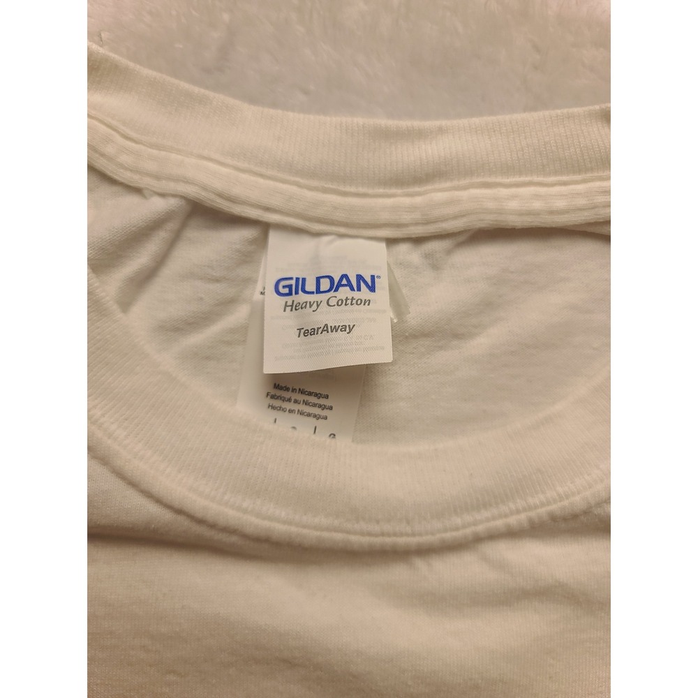 Gildan Keep America Trump Tight Spade Graphic T-Shirt White Men's Short sleeve L - Picture 3 of 13